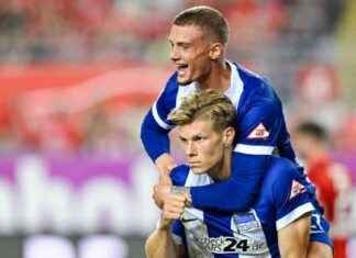 Fußballspiel: Hertha BSC besiegt Kaiserslautern mit 7 Toren news-01092024-005555