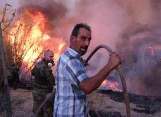 Feuerwehr evakuiert vor Athen: Flammenwand durchbrochen news-13082024-053640