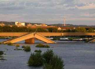 Hochwasser stoppt Abrissarbeiten an der Carolabrücke news-14092024-233804